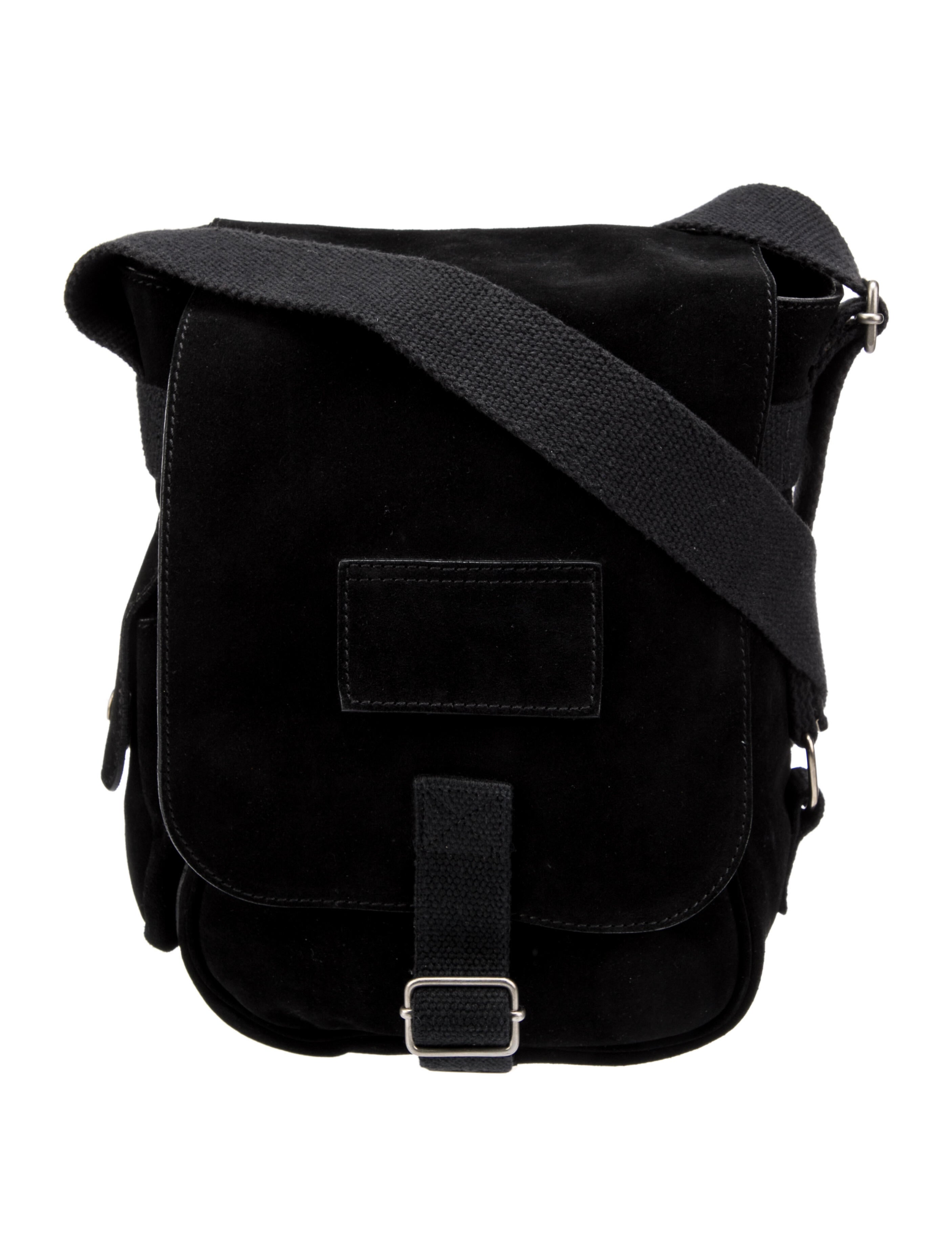 Christian Dior Suede Crossbody Bag Black Messenger Bags, Bags