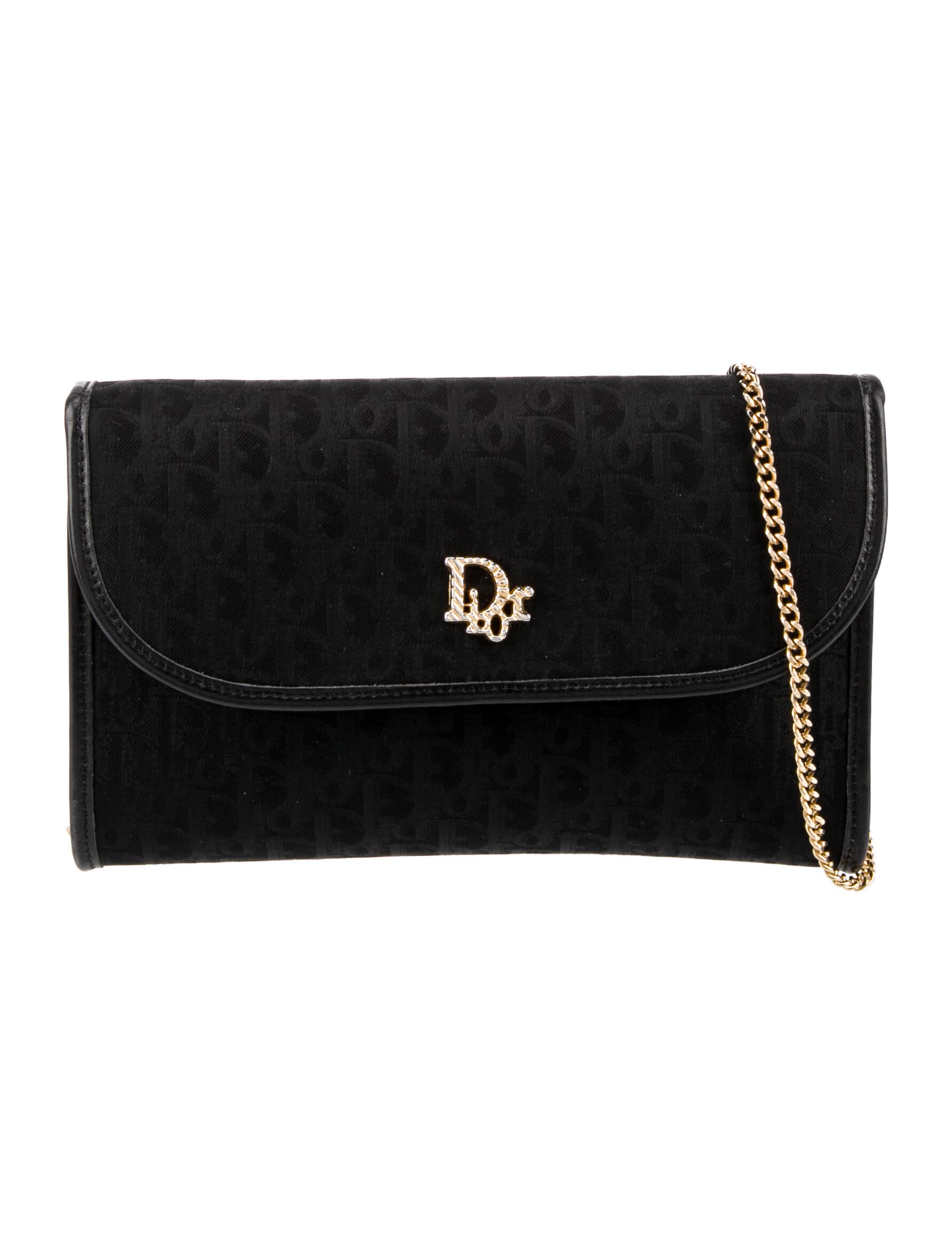 Christian Dior Diorissimo Crossbody Bag Black Crossbody Bags