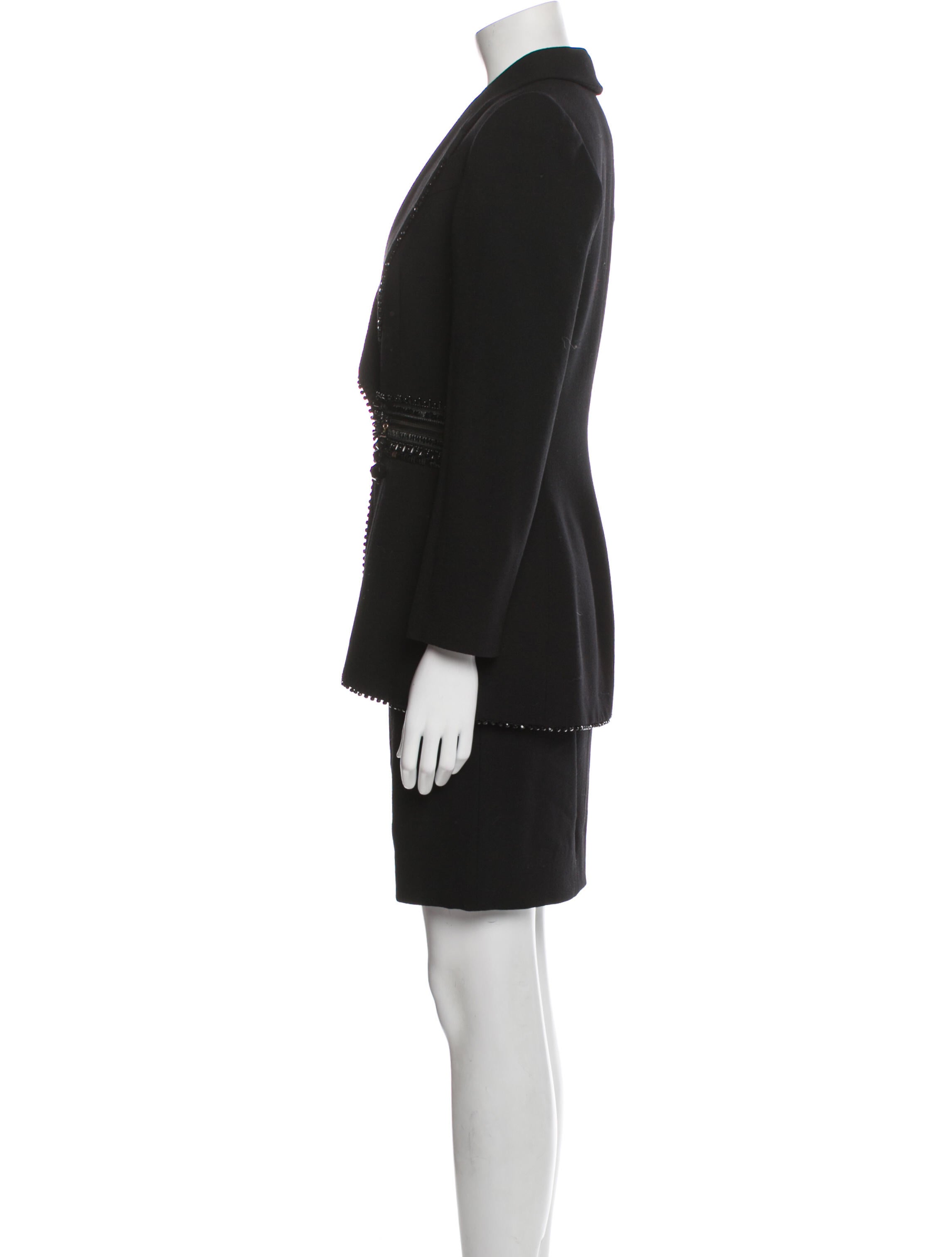 スーツ・フォーマル・ドレス Christian Dior FW1993 Skirt Suit Black Christian Dior FW1993 Skirt Suit Black