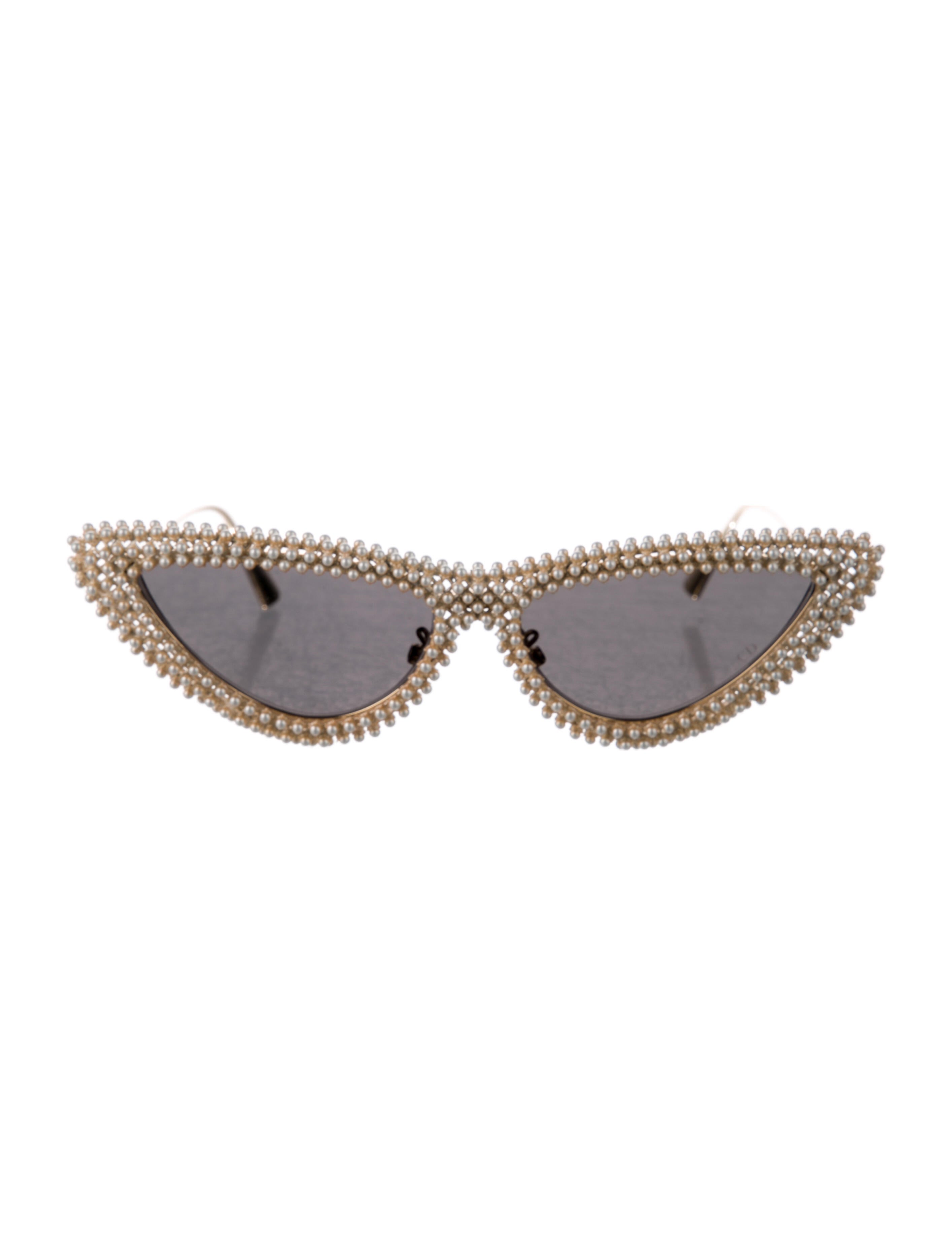 Christian Dior MissDior B1U Faux Pearl Accents Sunglasses w/ Tags - Gold  Sunglasses, Accessories - CHR360652 | The RealReal