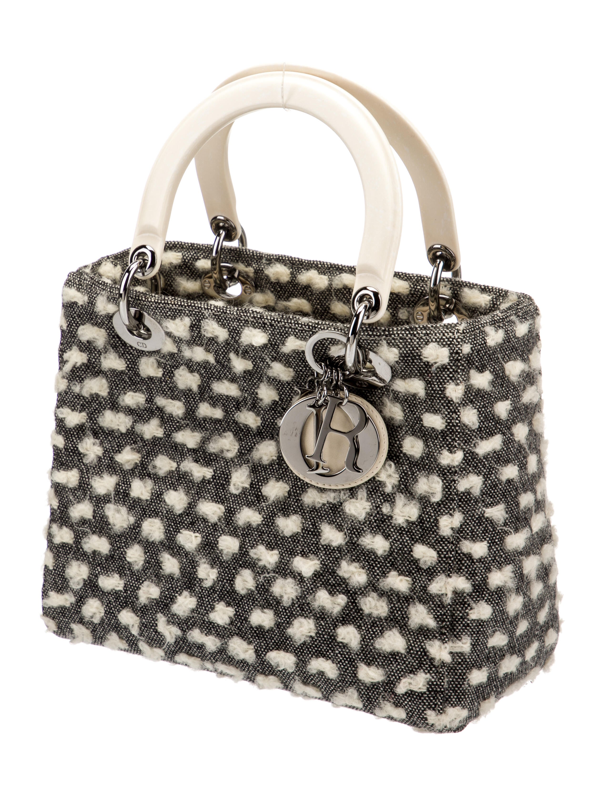 Lady Dior Handbag in Multicolor Tweed