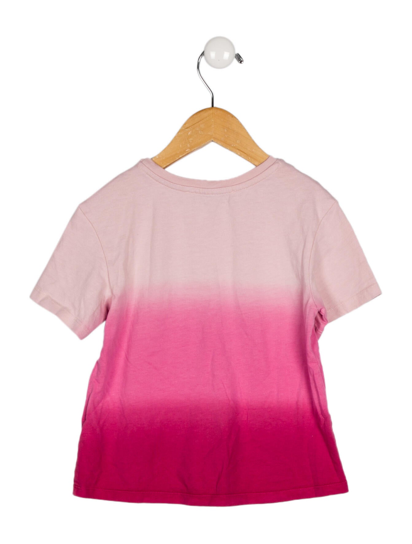 Christian Dior Girls' Ombre Short Sleeve T-Shirt - Pink Sizes 2-6