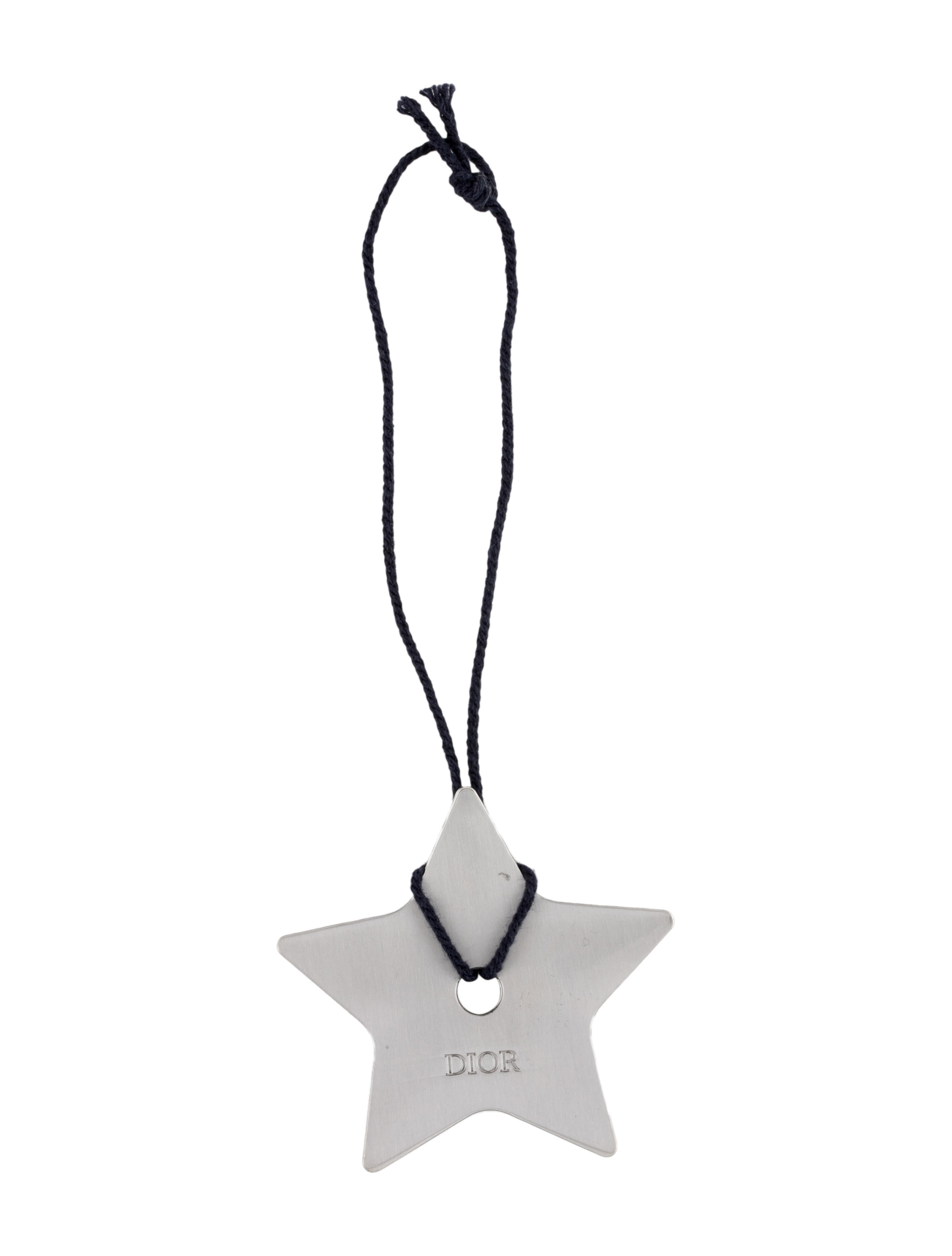 Christian Dior Star Bag Charm - Silver Bag Accessories