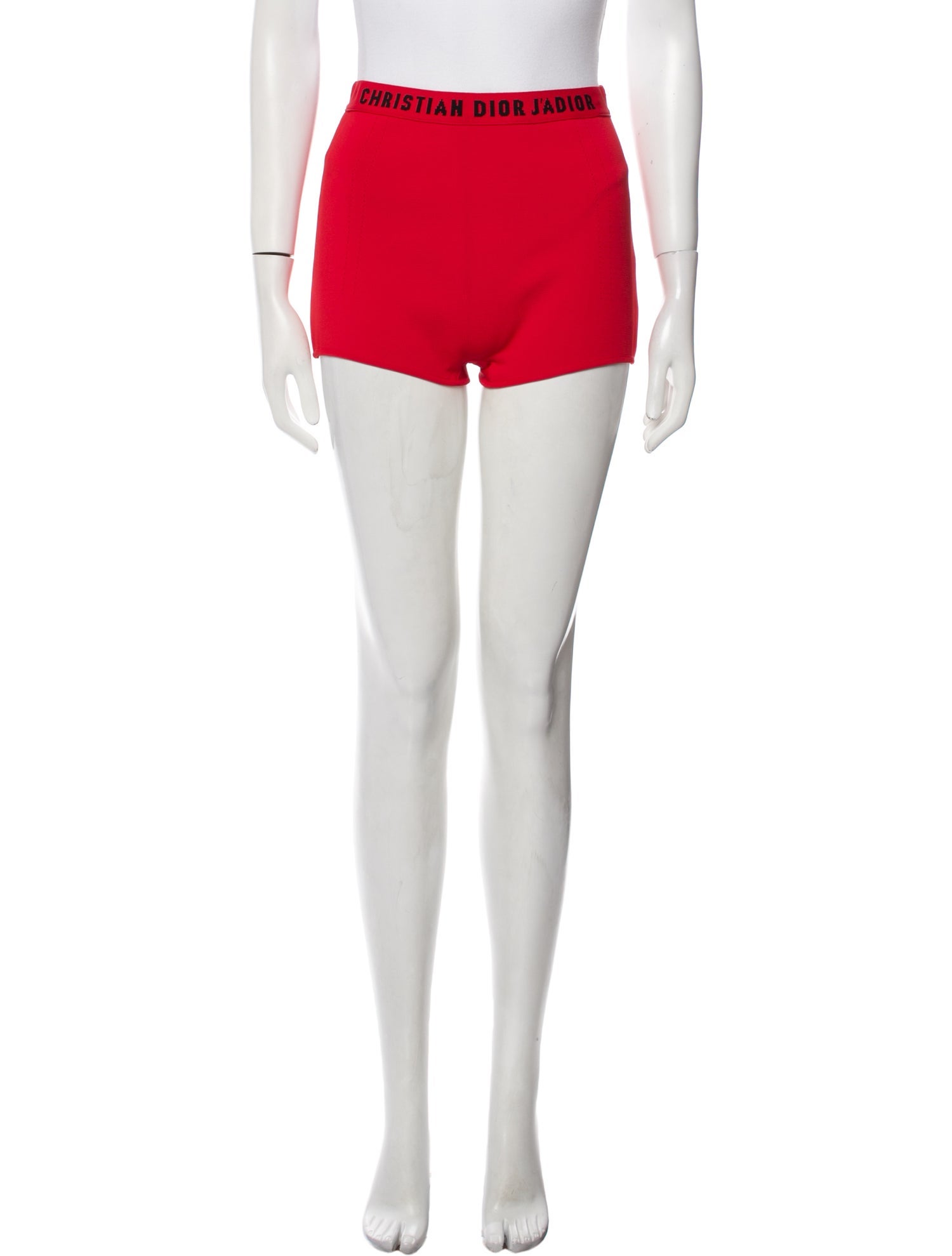Christian Dior 2018 Mini Shorts w/ Tags Red, 11.25" Rise Shorts, Clothing CHR366590 The