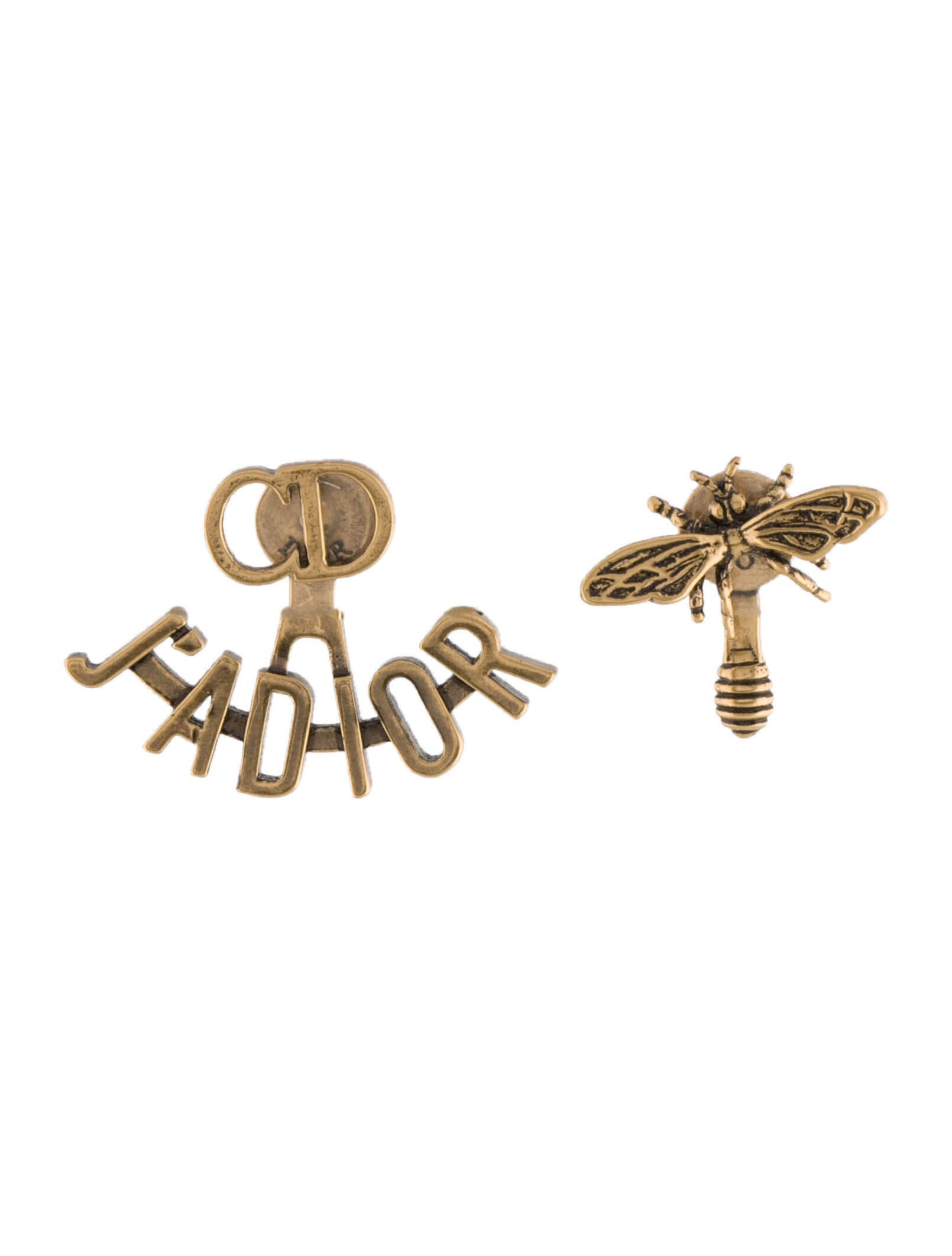 Christian Dior J'Adior Earrings GoldPlated Drop, Earrings