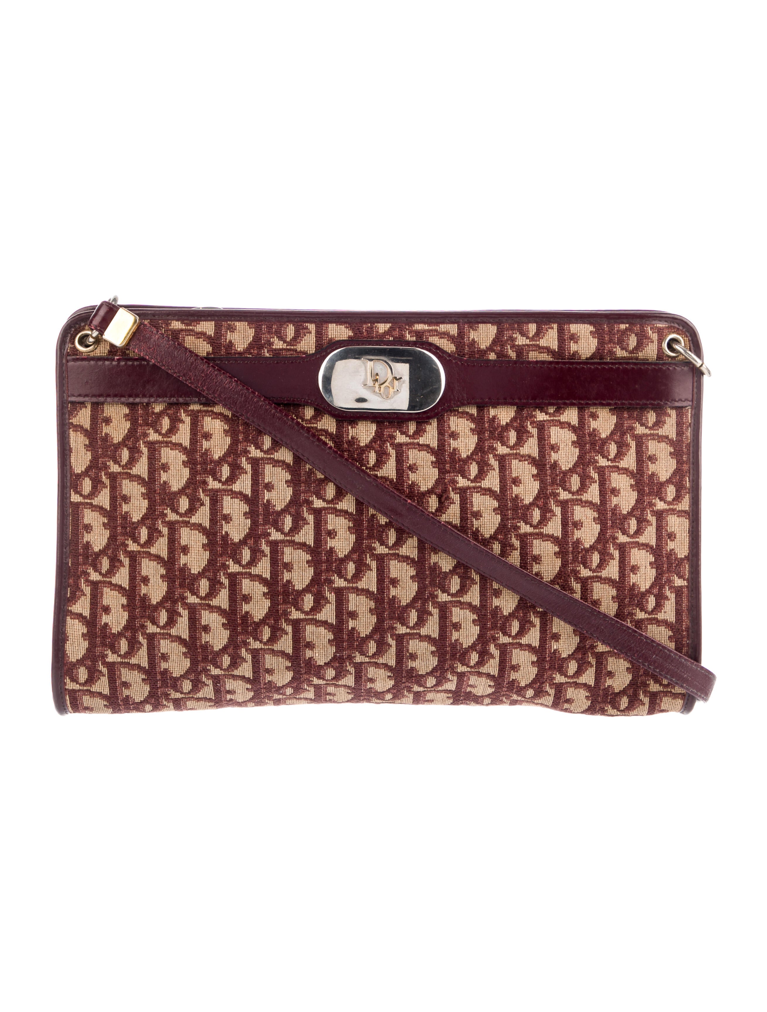 Christian Dior Vintage Diorissimo Shoulder Bag Brown Shoulder Bags