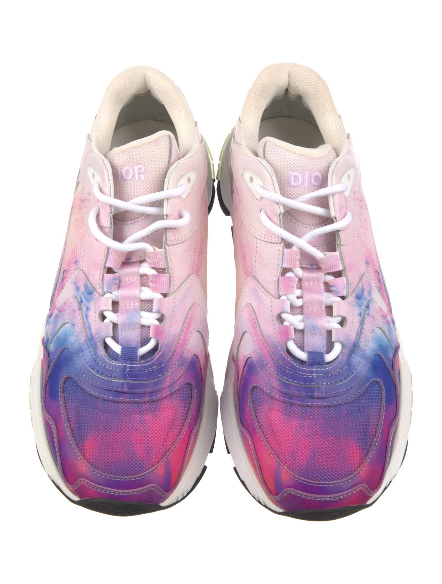 DIOR MEN CD1 'Tye Dye' Sneakers - Purple Sneakers, Shoes