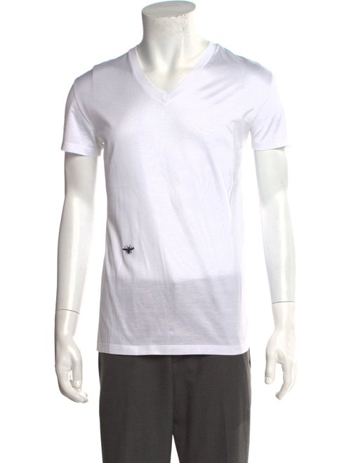 Dior Homme Bee Accent V-Neck T-Shirt