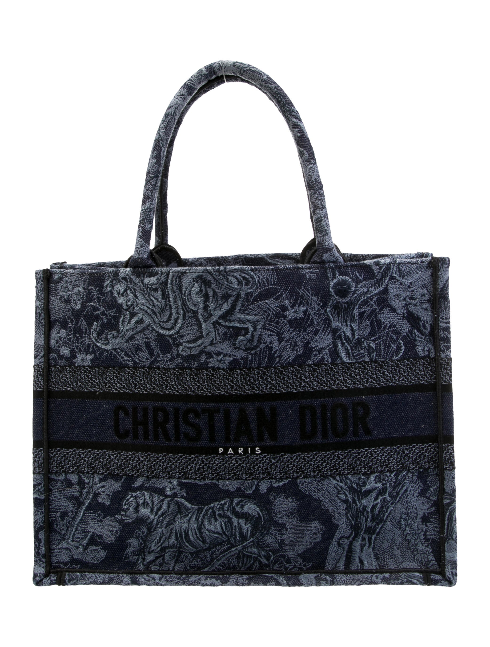 Christian Dior 2023 Medium Toile De Jouy Book Tote