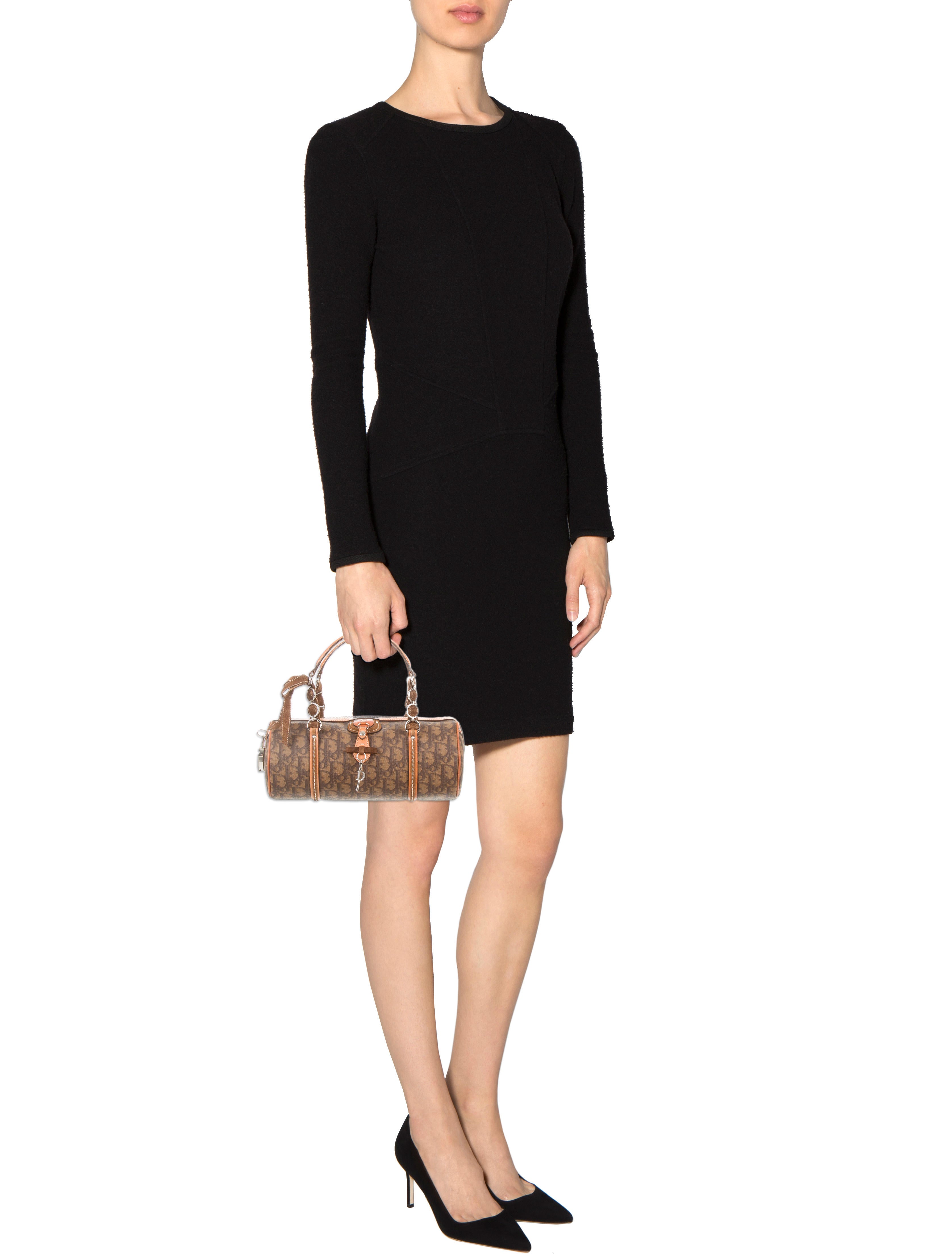 Christian Dior Romantique Barrel Bag - Brown Handle Bags, Handbags