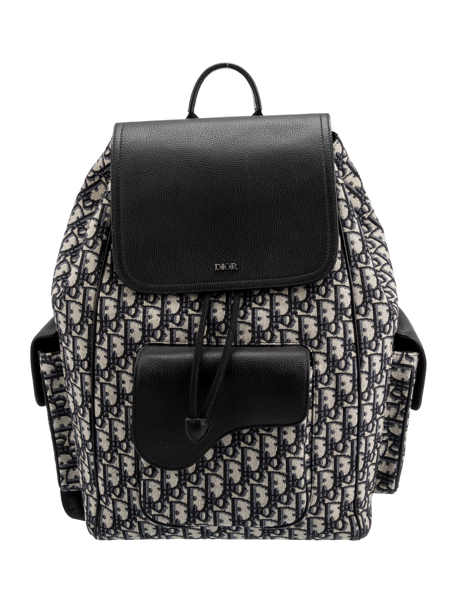 Christian Dior Oblique Diortravel Backpack Blue Backpacks, Bags
