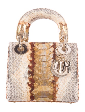 Christian Dior Mini Python Lady Dior