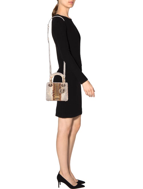 Christian Dior Mini Python Lady Dior