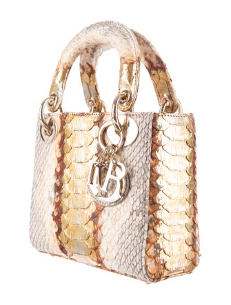 Christian Dior Mini Python Lady Dior