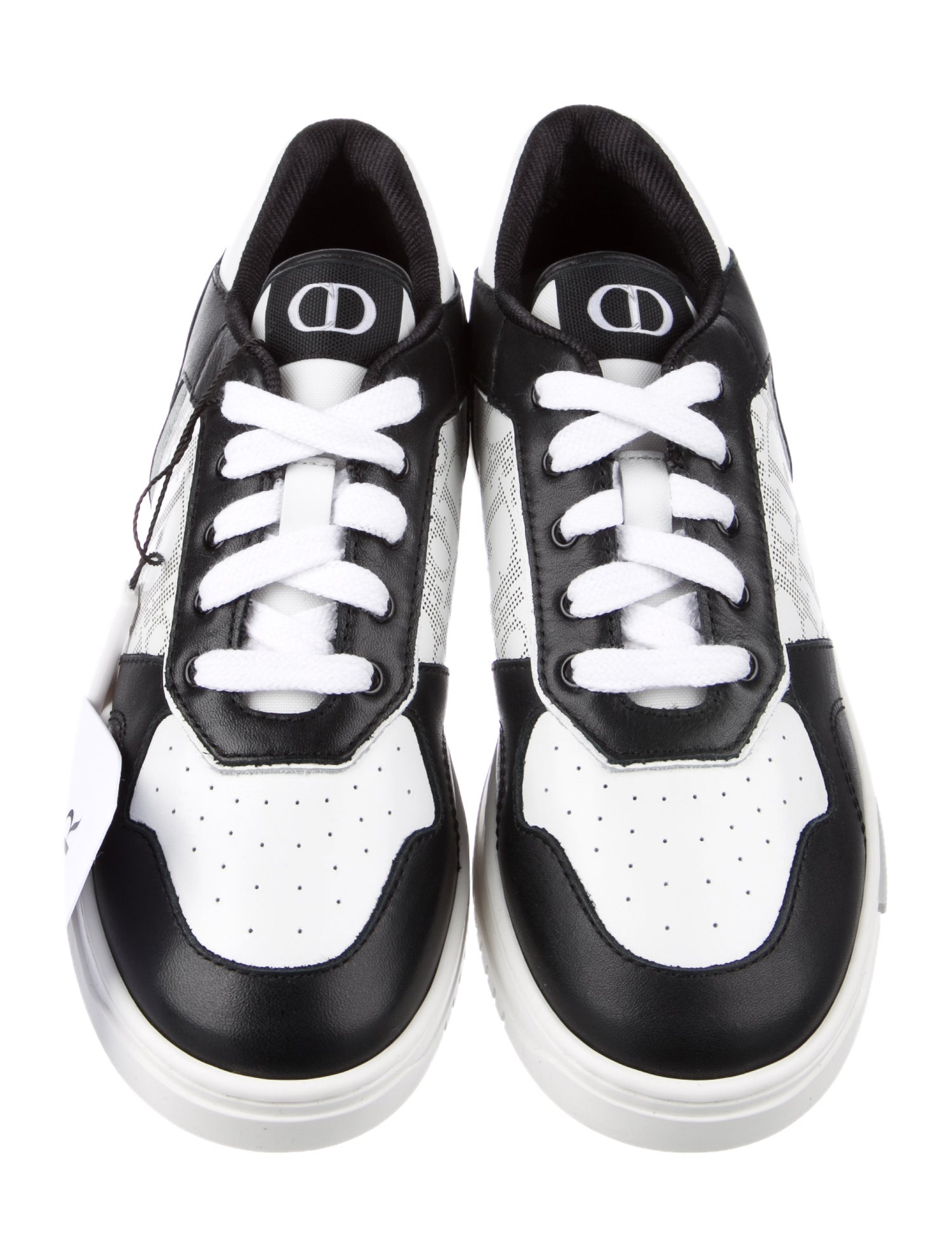 Christian Dior Boys' Oblique LowTop Sneakers w/ Tags Black Sizes 7
