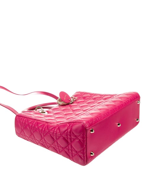 Christian Dior Large Cannage Lady Dior Bag