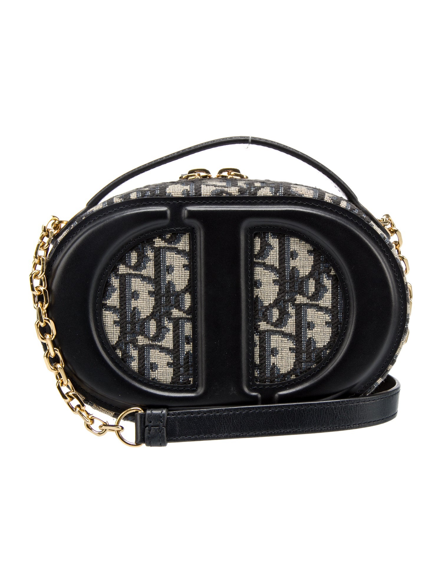 Christian Dior カメラケース~~~~ Christian Dior 2023 Oblique CD Signature Oval Camera Bag - Brown