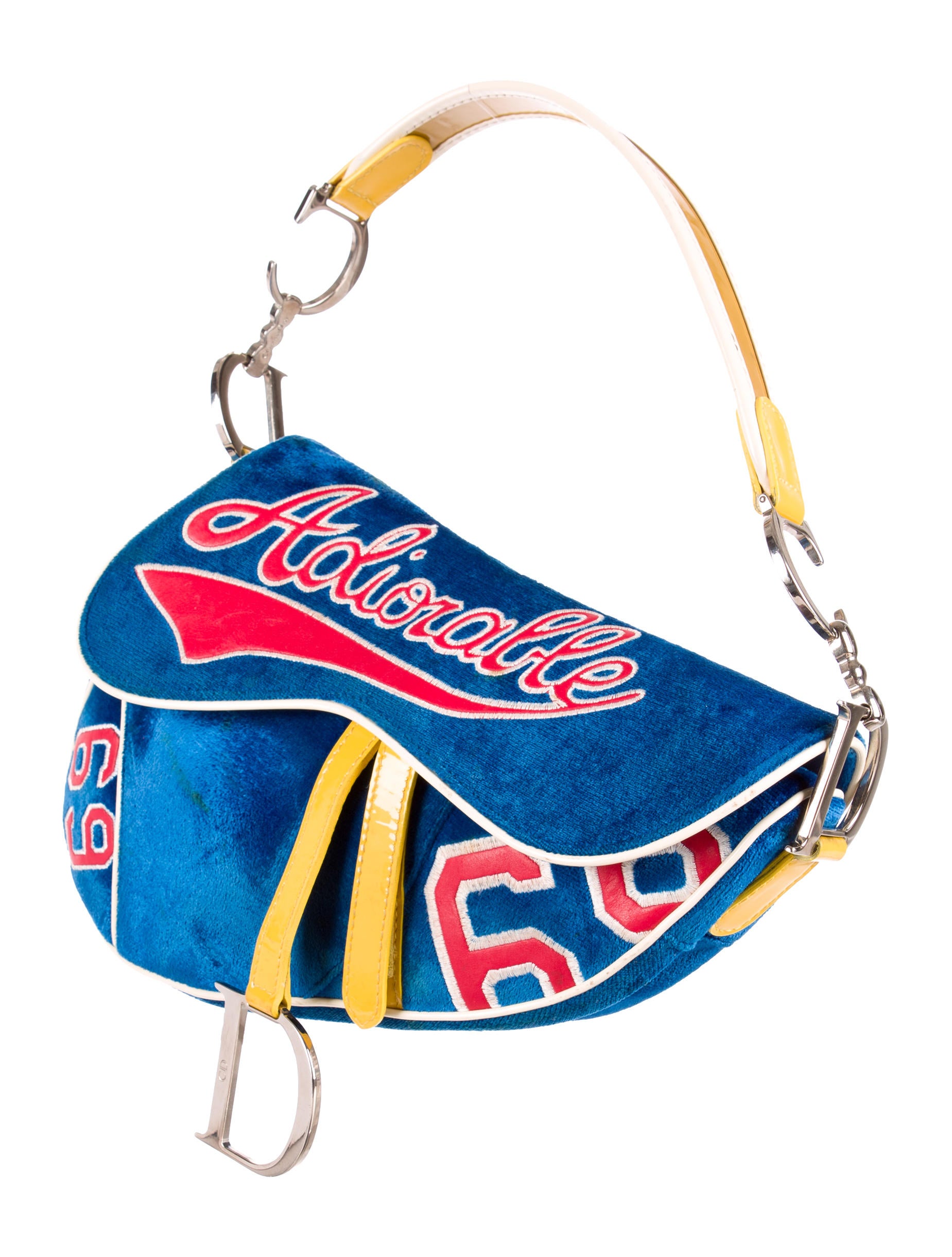 Christian Dior Adiorable Saddle Bag - Blue Shoulder Bags, Handbags
