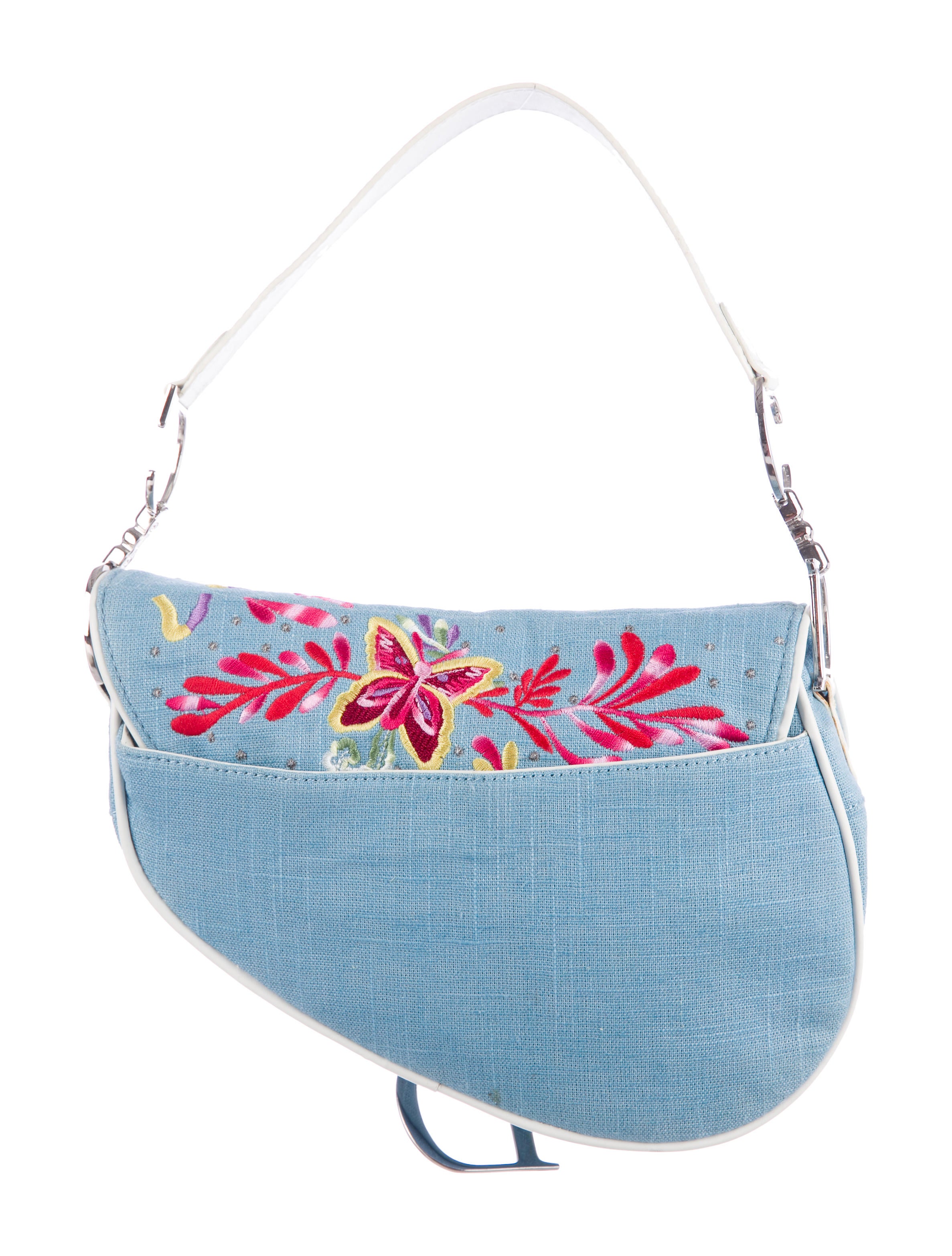 Christian Dior Butterfly Saddle Bag Handbags CHR38969 The RealReal