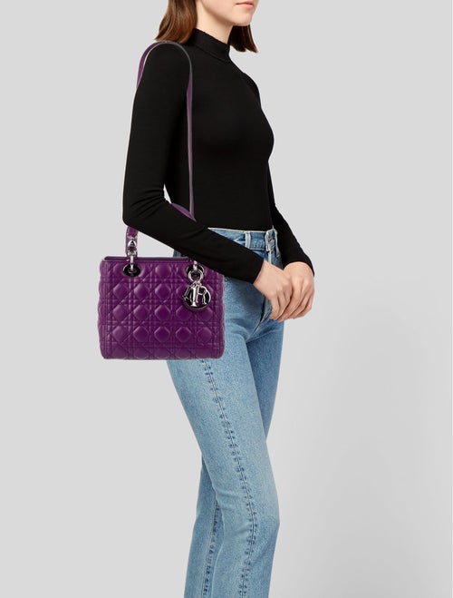 Christian Dior Medium Cannage Lady Dior Bag