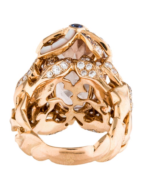 Christian Dior 18K Sapphire and Diamond Gourmande Ring