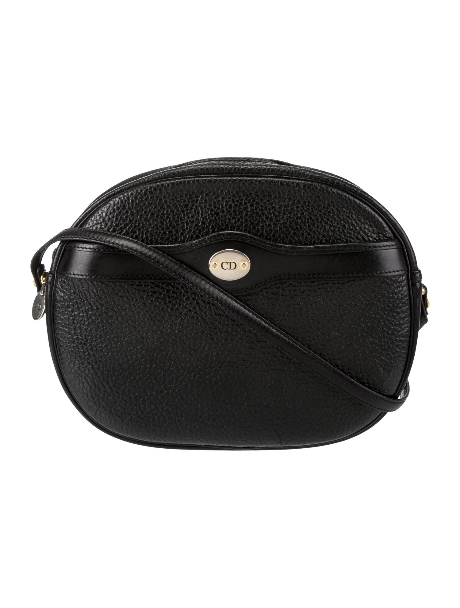 Christian Dior Leather Crossbody Black Crossbody Bags, Handbags CHR391423 The RealReal