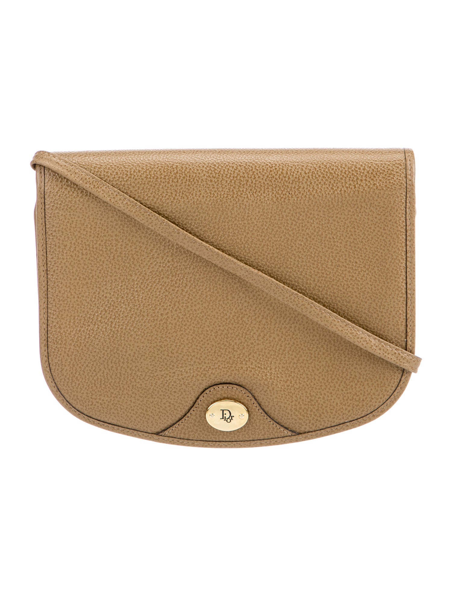 Christian Dior Leather Crossbody Bag Brown Crossbody Bags, Handbags