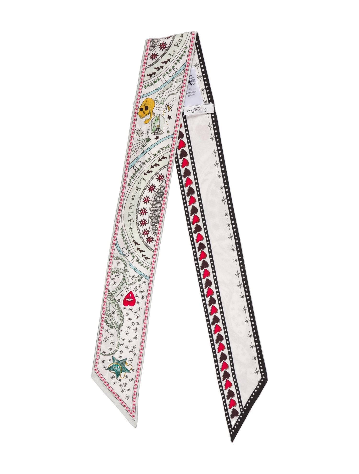 Christian Dior Silk Printed Bandeau