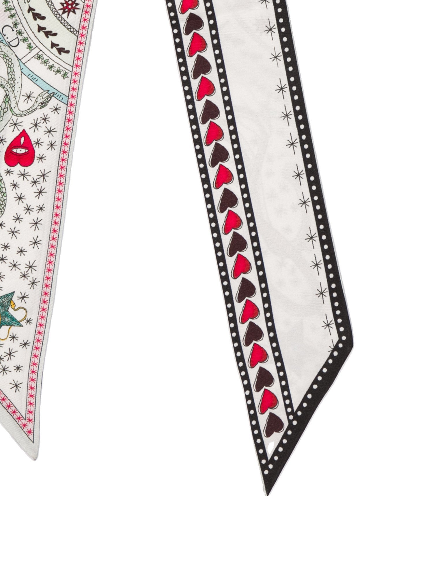 Christian Dior Silk Printed Bandeau