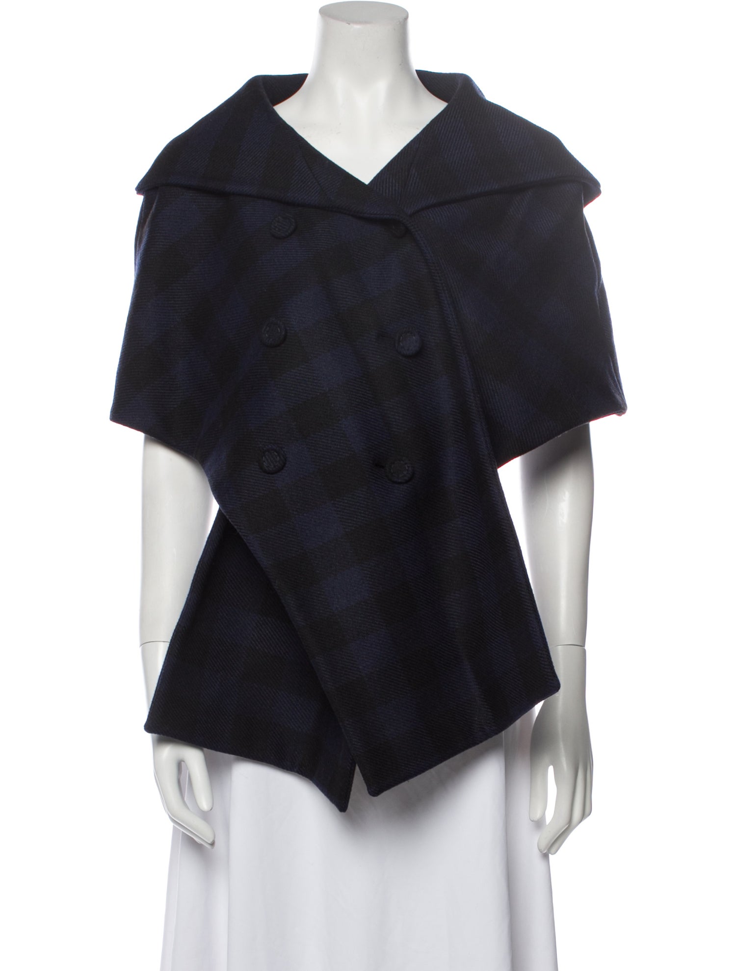 Christian Dior Virgin Wool Cape