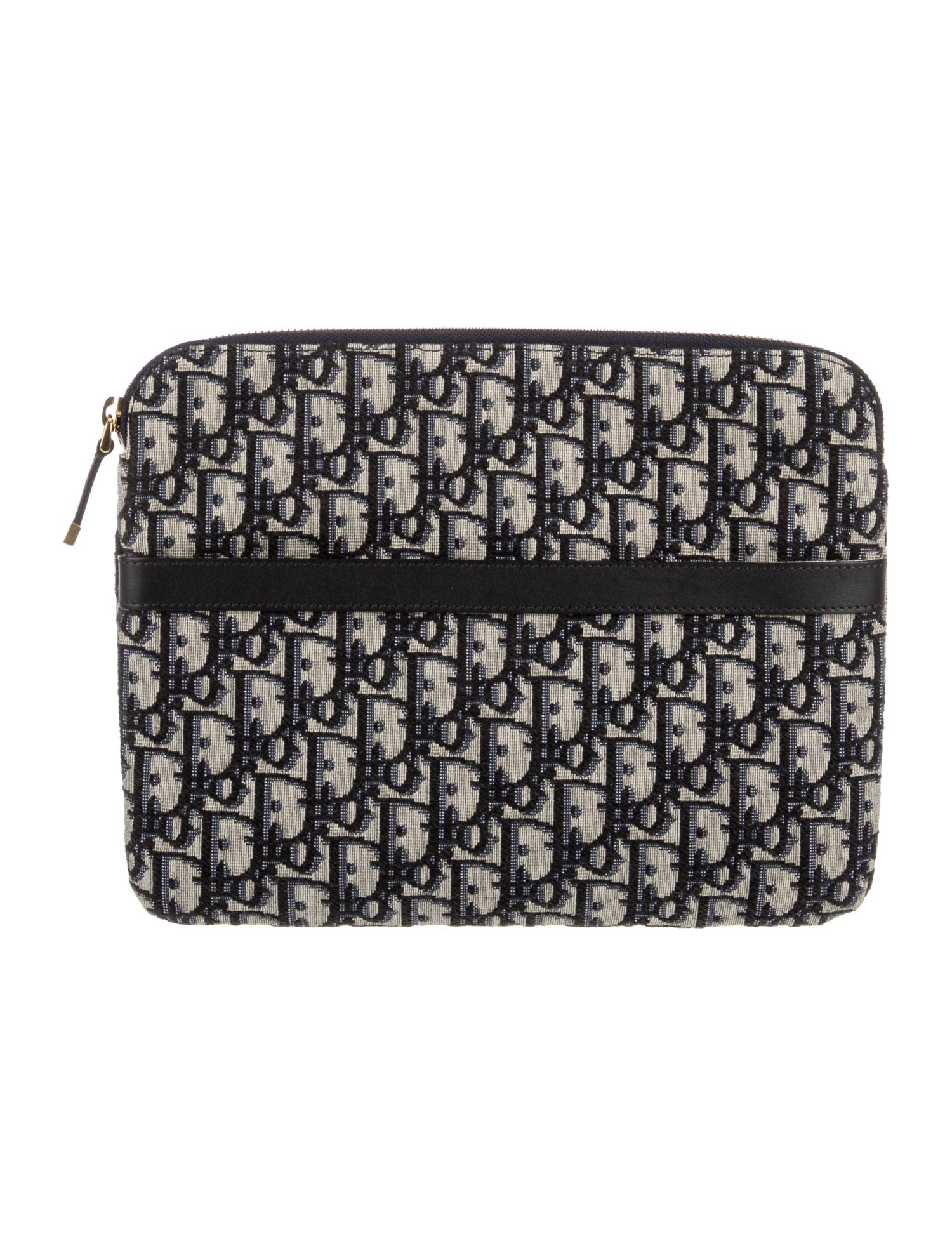 Christian Dior Oblique Travel Kit Blue Clutches, Handbags CHR398520 The RealReal