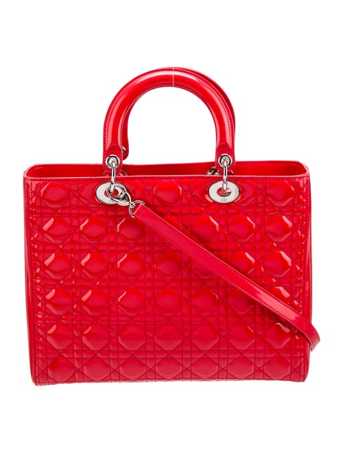 Christian Dior Large Cannage Lady Dior Bag