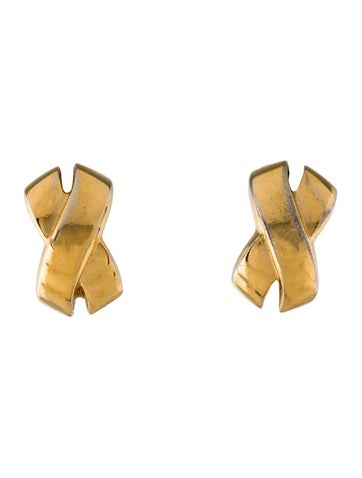 Christian Dior Clip-On Vintage X Earrings