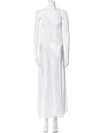 Christian Dior Lace-Trimmed Nightgown