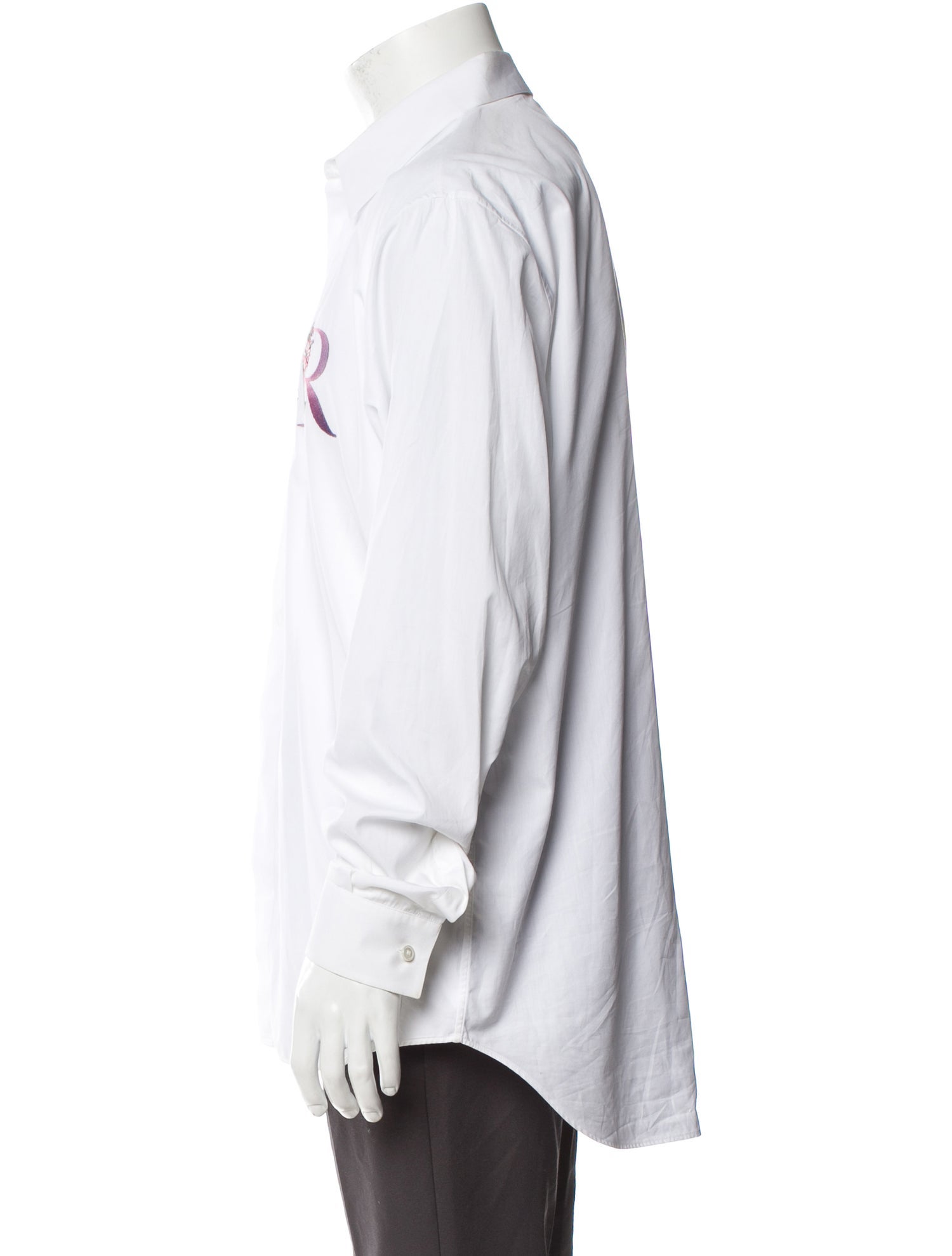 DIOR MEN 2021 Floral Embroidered Dress Shirt