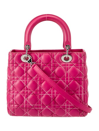 Christian Dior Medium Cannage Lady Dior