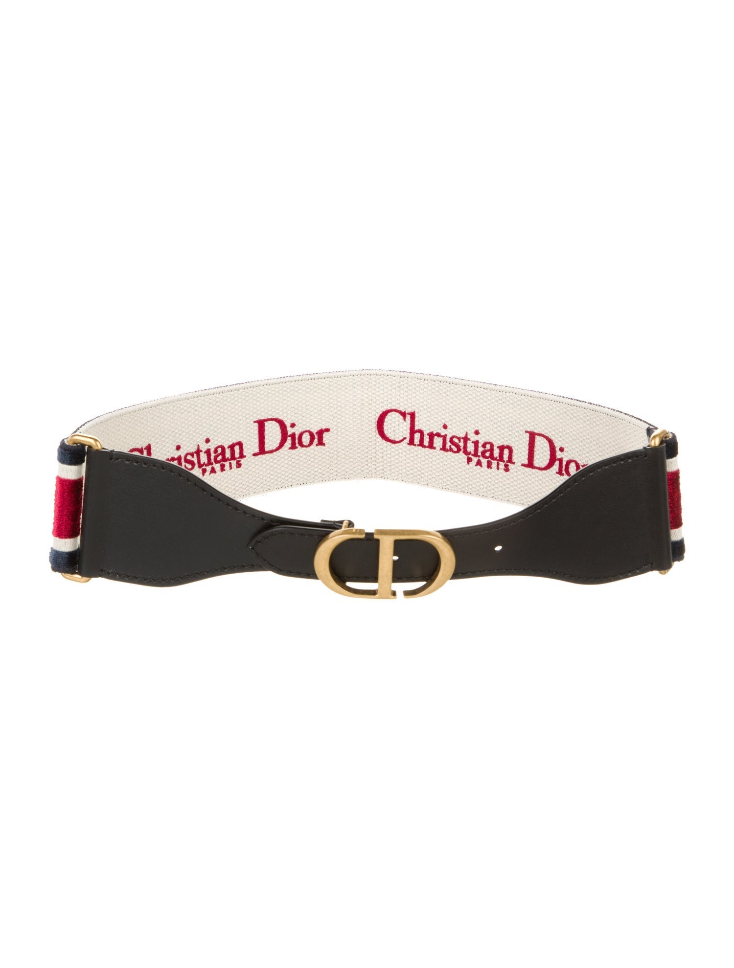Christian Dior Wide Velvet Belt Kit