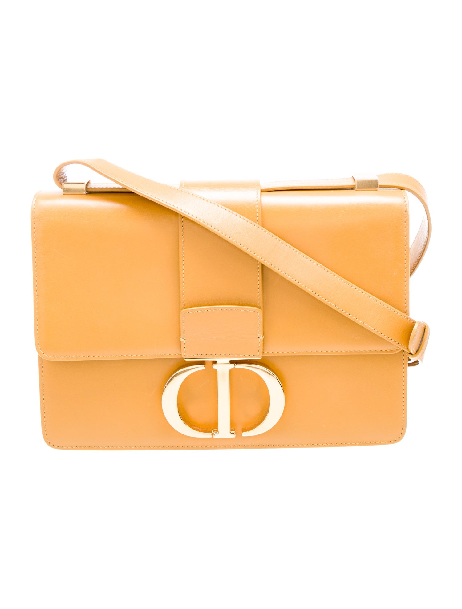 Christian Dior 30 Montaigne Bag Yellow Crossbody Bags, Handbags CHR412031 The RealReal