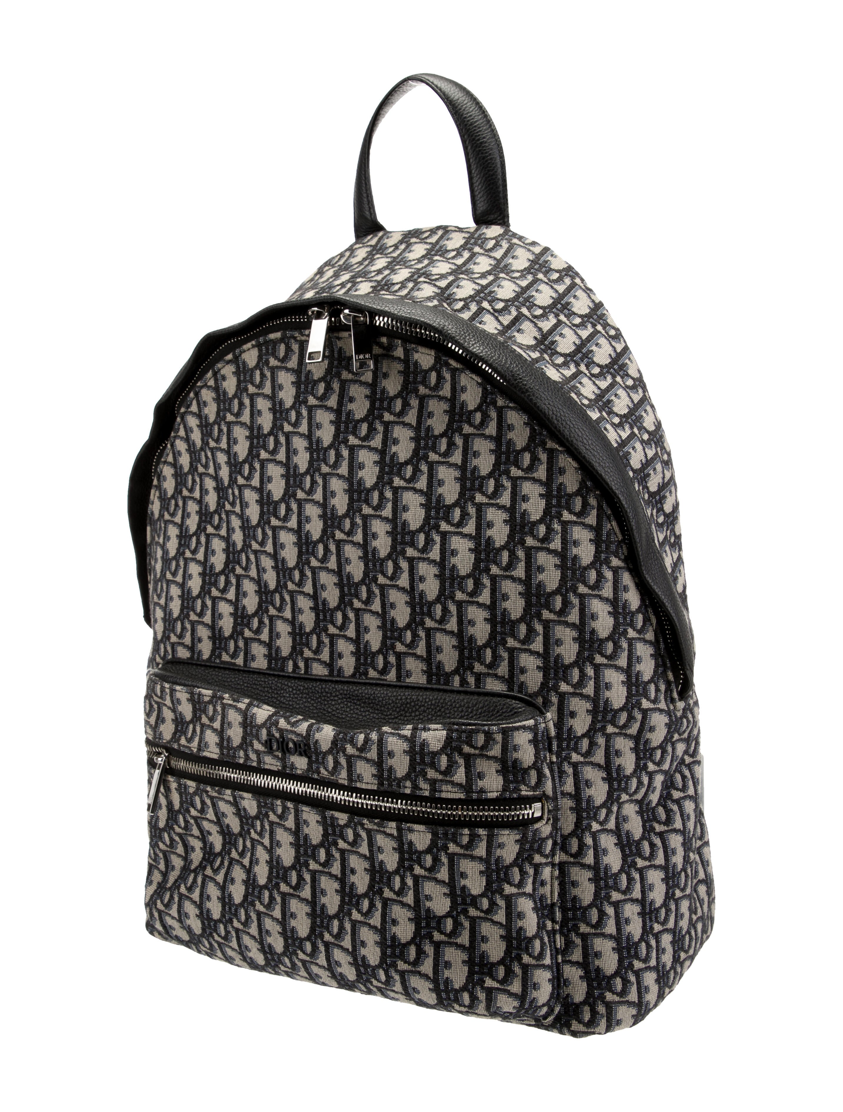 Christian Dior 2023 Oblique Diortravel Backpack Neutrals Backpacks