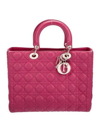 Christian Dior Large Cannage Lady Dior