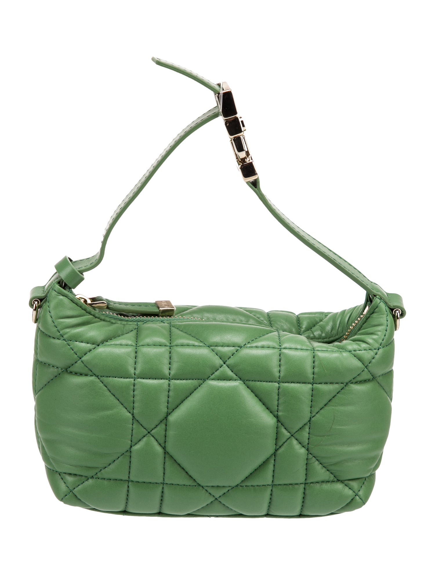 Christian Dior 2022 Mini DiorTravel Nomad Pouch - Green Mini Bags