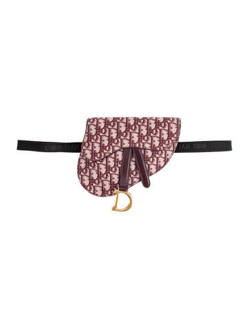 Christian Dior Waist Bags Oblique Saddle Belt Pouch