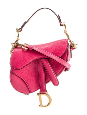 Christian Dior Shoulder Bags Micro Saddle Bag