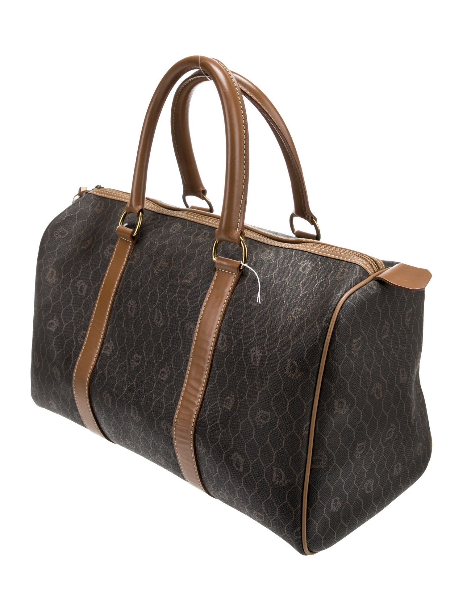 Christian Dior Monogram Trotter Boston Duffle Bag