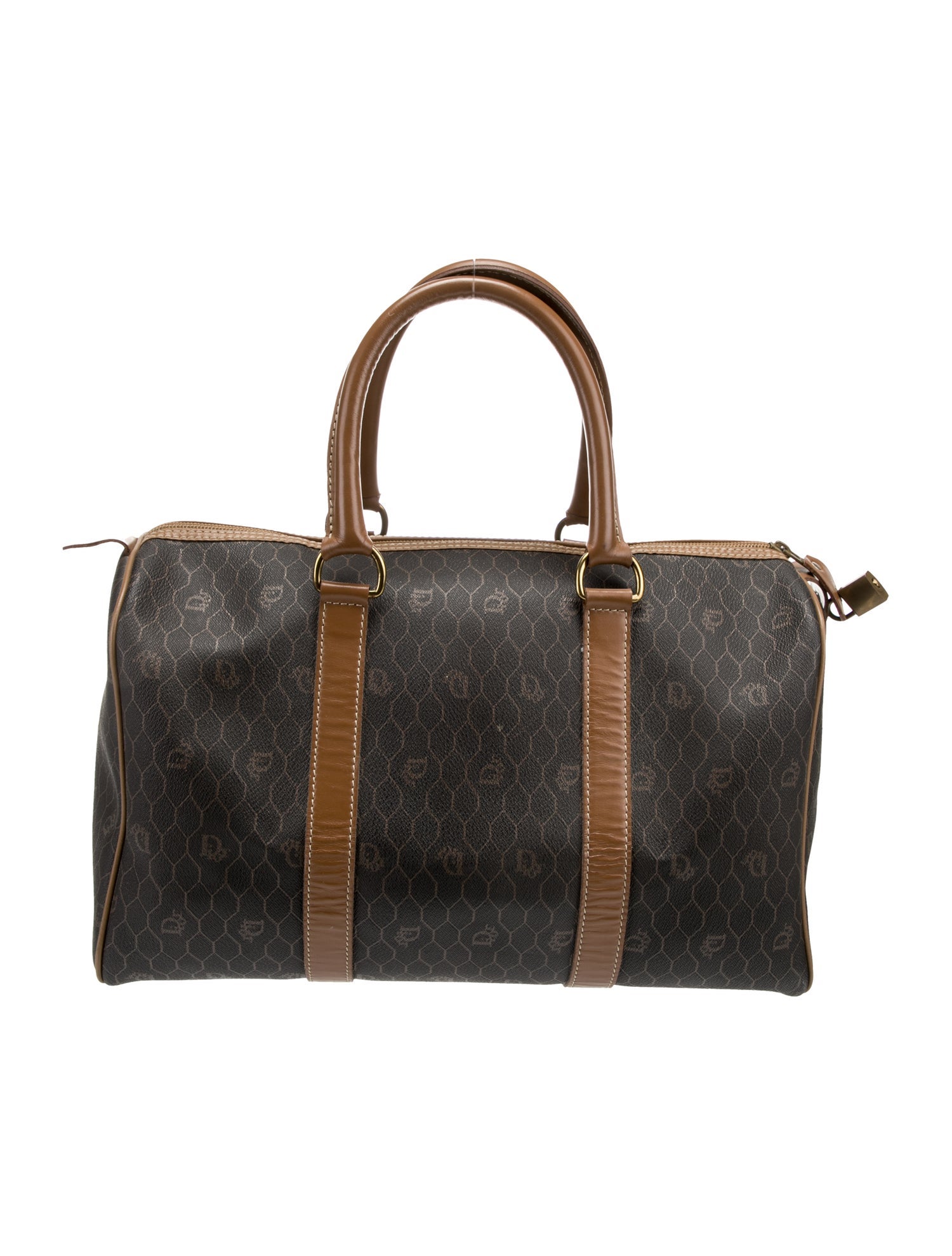 Christian Dior Monogram Trotter Boston Duffle Bag