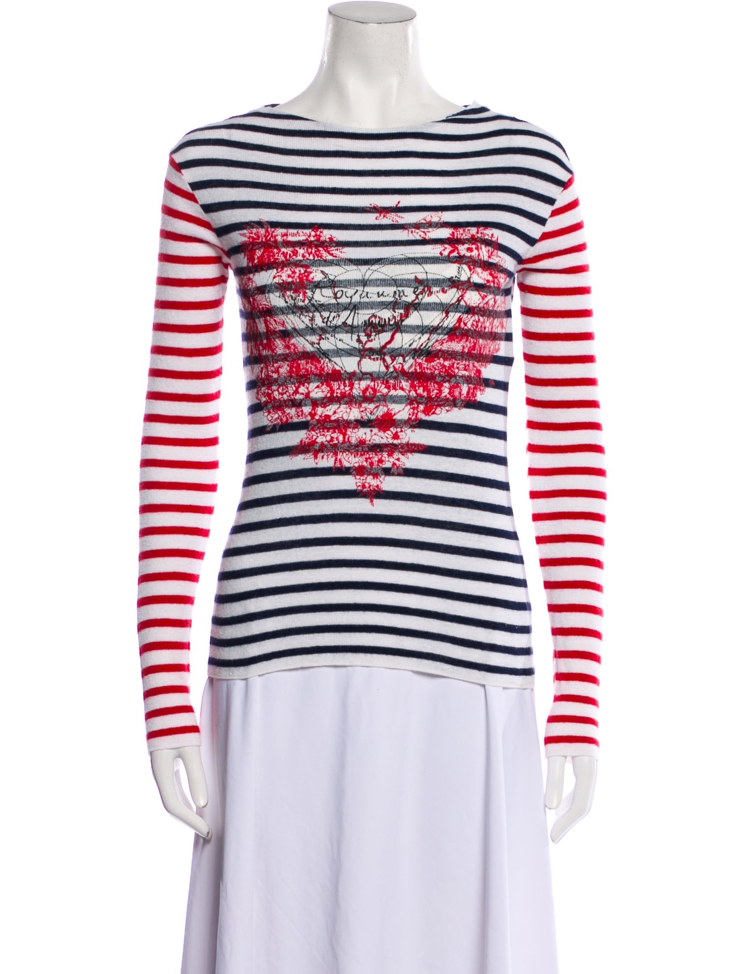 christian dior striped sweater