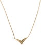 Christian Dior Vintage Crystal 'V' Collar Necklace