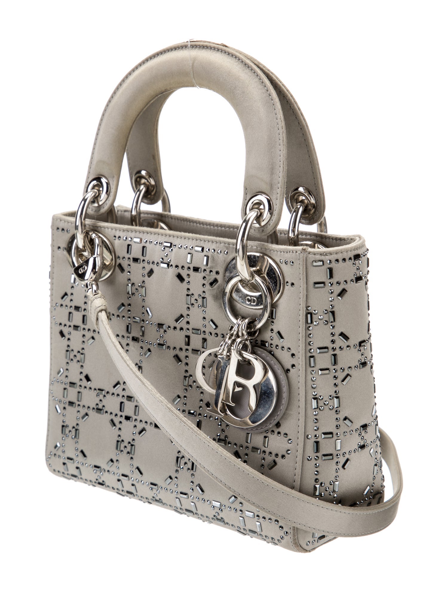 Christian Dior Strass Cannage Mini Lady Dior
