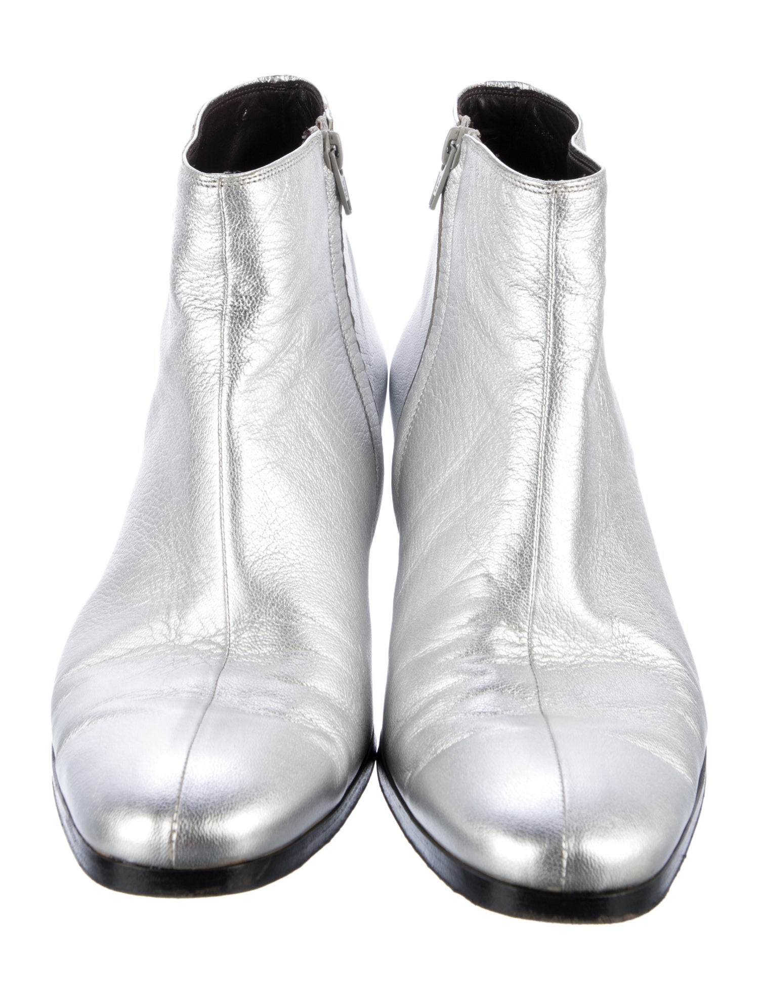 05AW Dior HOMME グラム期 シルバーブーツ Dior Homme Vintage 2005 Boots - Silver Boots, Shoes - CHR425013