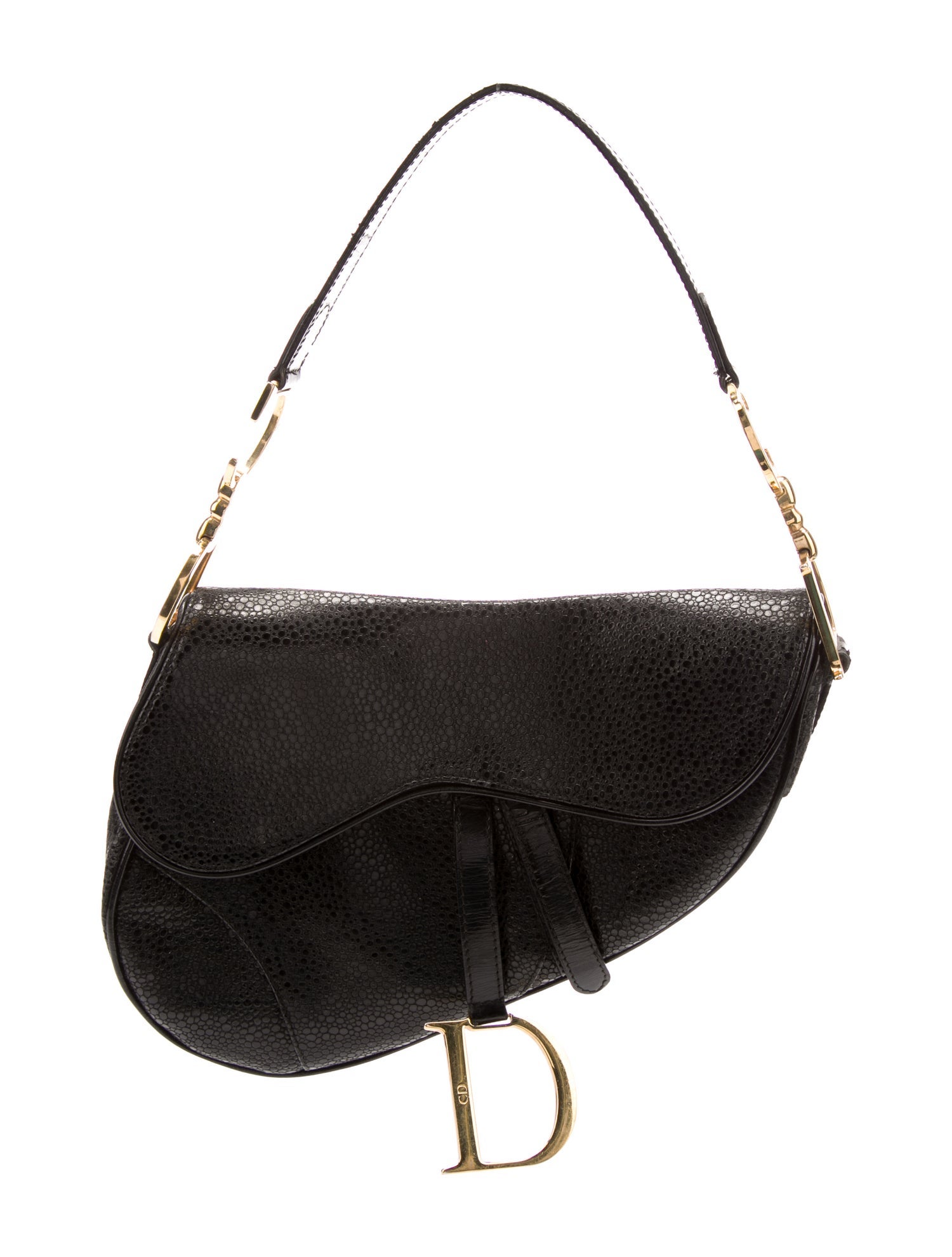 Christian Dior Saddle Bag Black Shoulder Bags, Handbags CHR426101